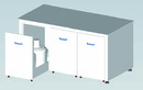 PP外拉式廢液儲存櫃(可外接排氣)