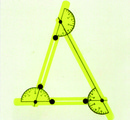 三角形內角和模型(德製)